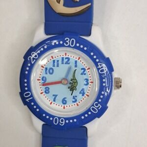 Willis for Mini Triceratops Dinosaur Watch Analog Kids Blue Water Resistant